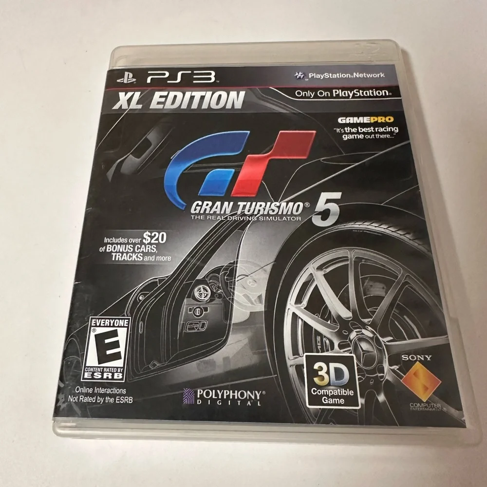 Gran Turismo‎ 5 XL Edition Sony PlayStation 3 Game With Case PS3
